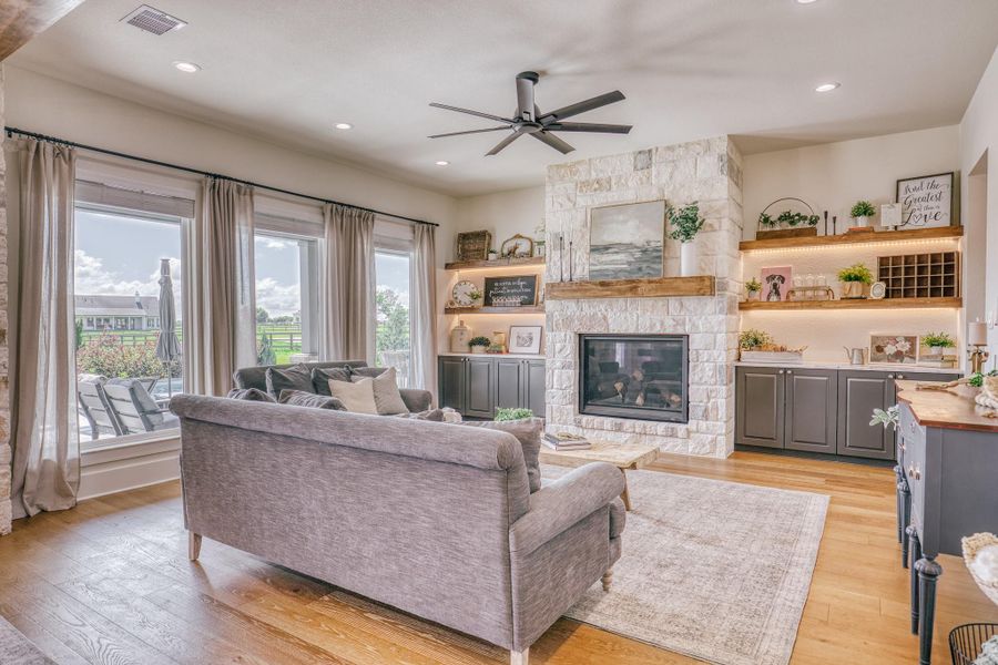 Furnished interior view inside a new home in , Chappell Hill (Image 13).