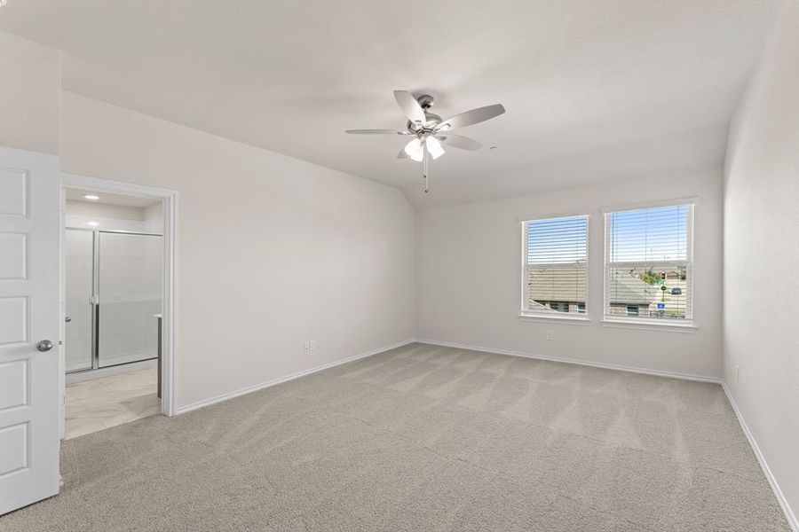 Front exterior of a new home in Creekshaw, Royse City, TX, highlighting curb appeal (Image 15).