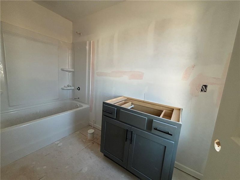 In-progress construction of a new home in Creekside, Dawsonville, GA (Image 48). In-progress construction of a new home in Creekside, Dawsonville, GA (Image 48).