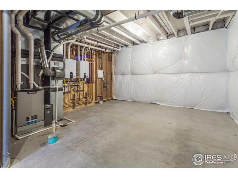 In-progress construction of a new home in , Berthoud, CO (Image 45).