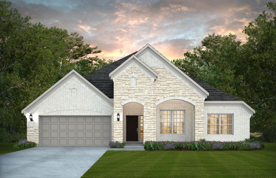 Representative exterior photo of a completed home built from the Dunlay by Pulte Homes in Davis Ranch, San Antonio, TX (Image 2).