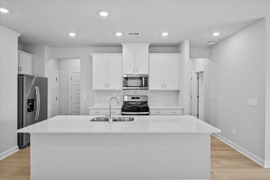 Furnished interior view inside a new home in Creek Ridge - Heritage Collection, Spartanburg (Image 6).
