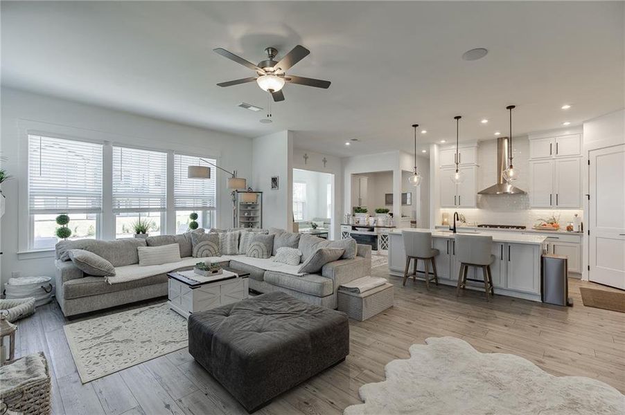 Furnished interior view inside a new home in , Cumming (Image 41).