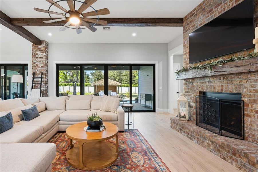 Furnished interior view inside a new home in , Ocala (Image 34).