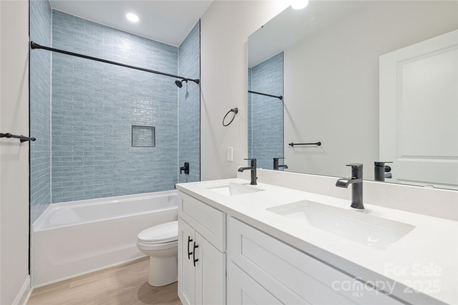 Furnished interior view inside a new home in , Charlotte (Image 14). Furnished interior view inside a new home in , Charlotte (Image 14).