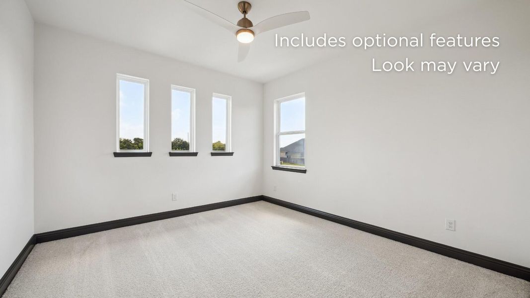Spacious, unfurnished interior of a new home in Woodhavyn 60', Magnolia (Image 21).