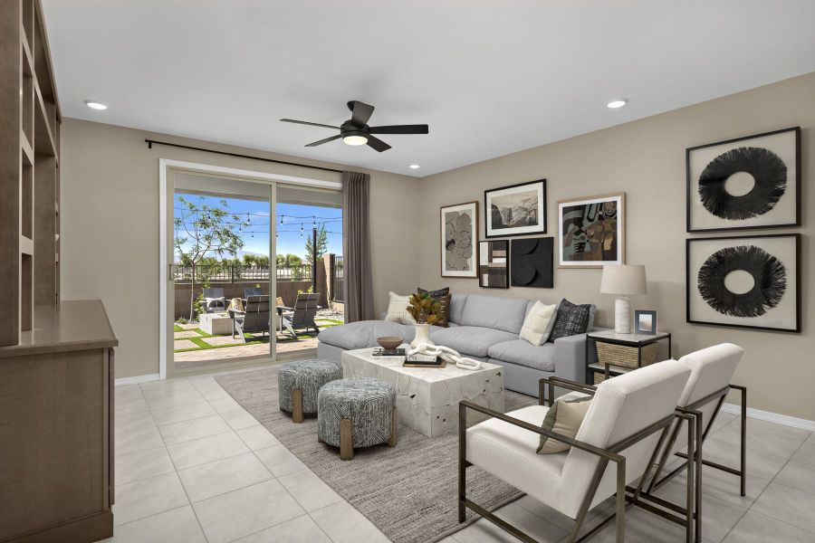 Representative furnished interior of a home built from the Cedar by Mattamy Homes in Baker Farms, Phoenix (Image 10).