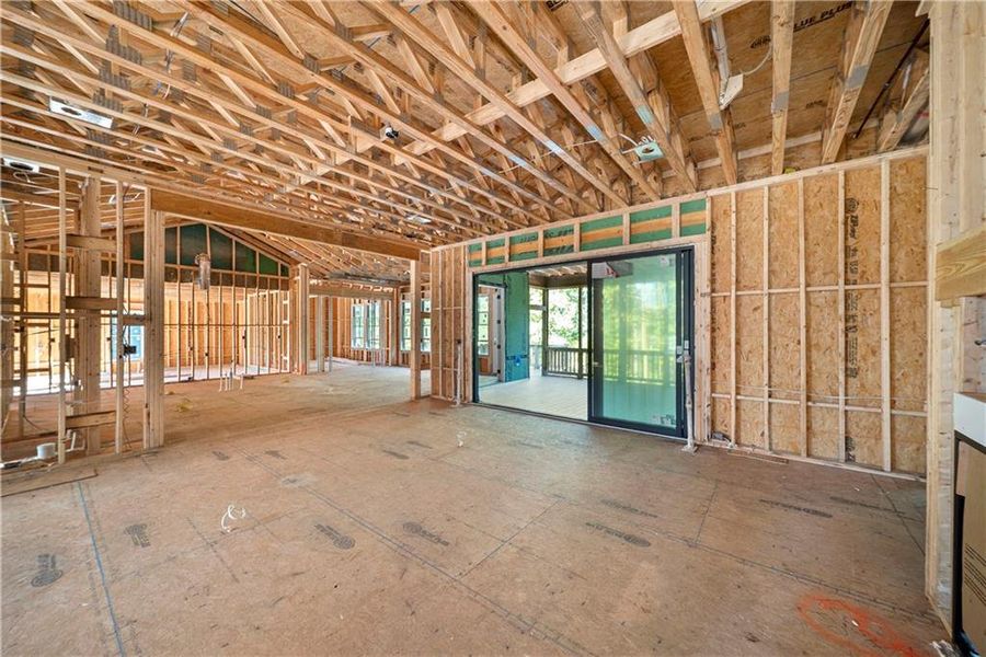 In-progress construction of a new home in Aster, Milton, GA (Image 45).