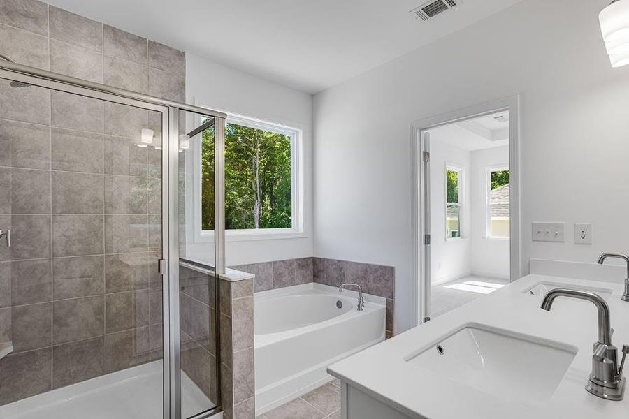 Furnished interior view inside a new home in Auburn Glen, Dacula (Image 11).