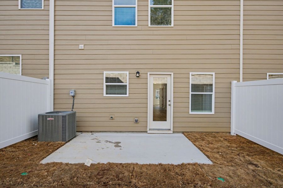 Exterior details and patio area of a home in Ironhorse, Dickson (Image 3). Exterior details and patio area of a home in Ironhorse, Dickson (Image 3).