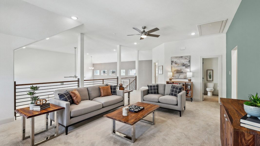 Furnished interior view inside a new home in Solterra Texas, Mesquite (Image 25).