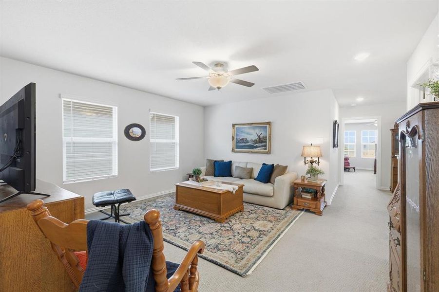 Furnished interior view inside a new home in Ashford Park - Cottage Series, Corinth (Image 18).