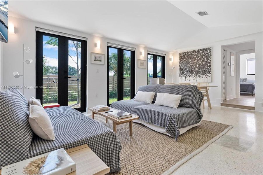 Furnished interior view inside a new home in , Miami (Image 45). Furnished interior view inside a new home in , Miami (Image 45).