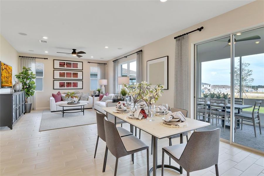 Furnished interior view inside a new home in Pine Grove Reserve, St. Cloud (Image 7).