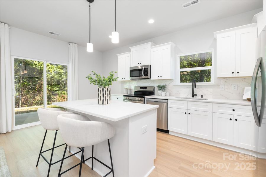 Furnished interior view inside a new home in , Charlotte (Image 6).
