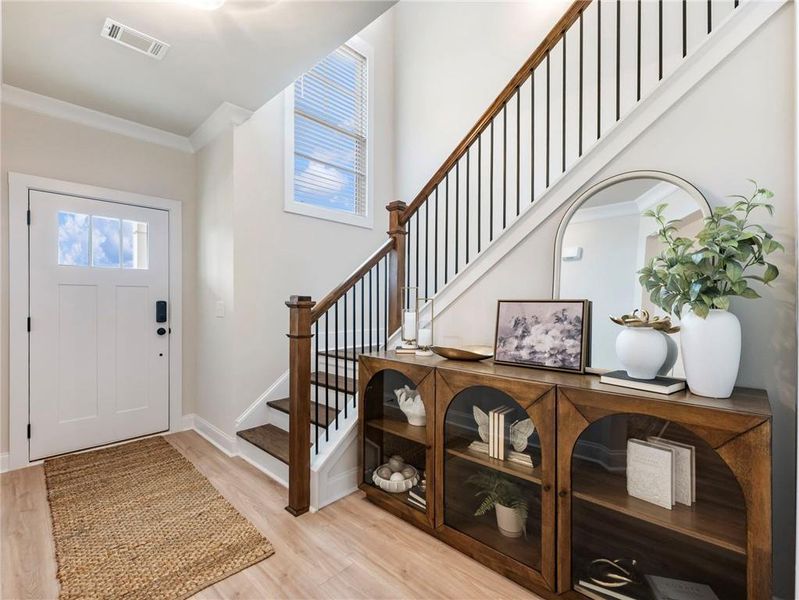 Furnished interior view inside a new home in Apalachee Overlook, Winder (Image 32).