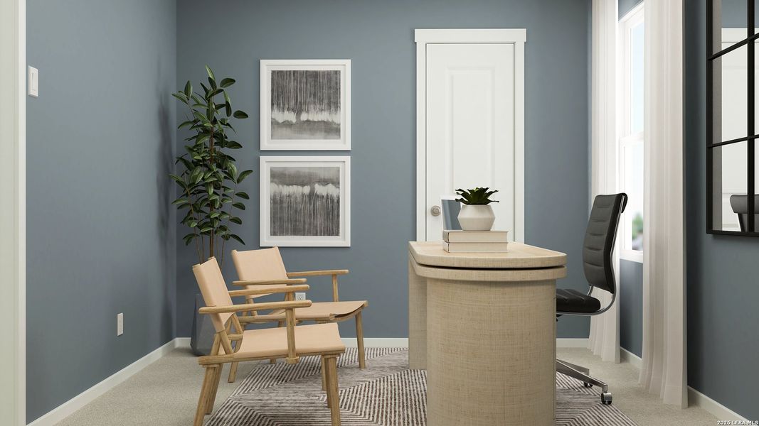Furnished interior view inside a new home in Brookmill, San Antonio (Image 15).