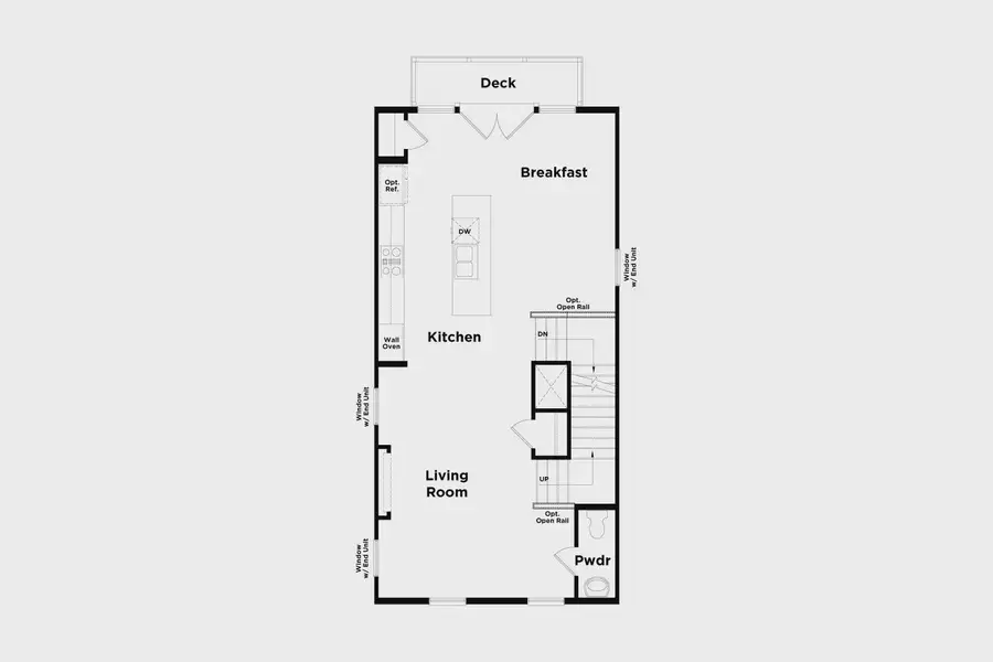 2D floor plan layout for the Seaton - Dual Primary Suite by DRB Homes in Barrett Pointe, Kennesaw, GA (Image 5).