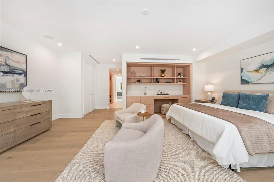 Furnished interior view inside a new home in , Miami (Image 49). Furnished interior view inside a new home in , Miami (Image 49).