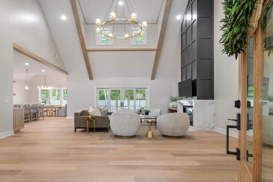 Furnished interior view inside a new home in , Johns Island (Image 10).