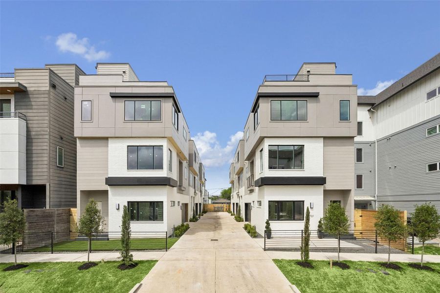 Front exterior of a new home in , Houston, TX, highlighting curb appeal (Image 2). Front exterior of a new home in , Houston, TX, highlighting curb appeal (Image 2).