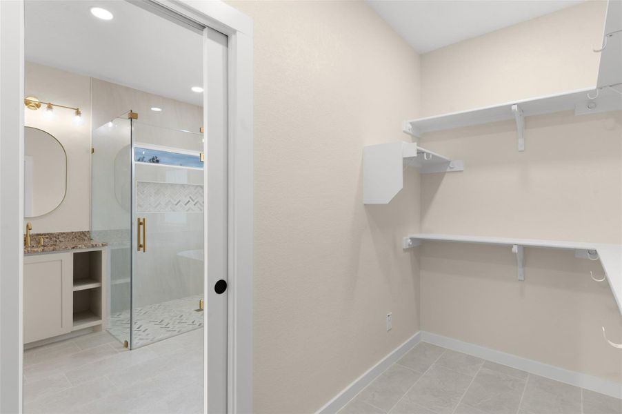 Primary Walk-In Closet