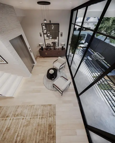 Furnished interior view inside a new home in , Houston (Image 14).