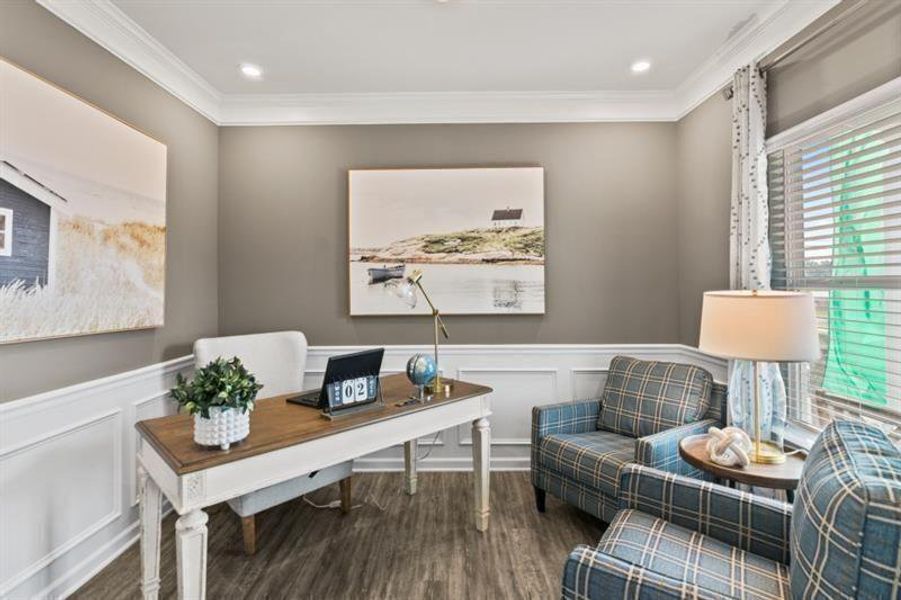 Furnished interior view inside a new home in Glen at Cave Springs, Douglasville (Image 7).