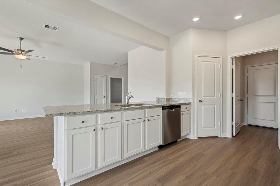 Furnished interior view inside a new home in Trails at Cochran Ranch, Waller (Image 7).