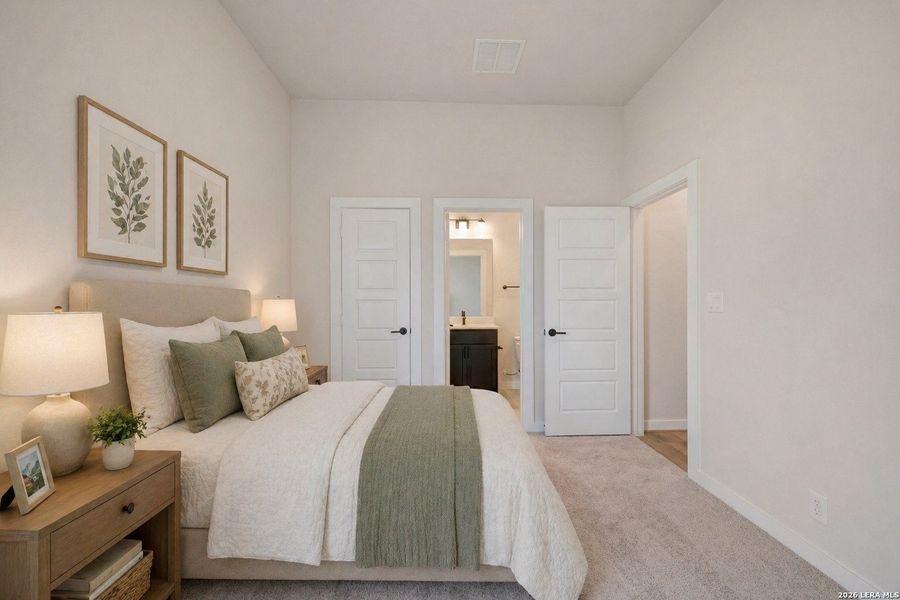 Furnished interior view inside a new home in Meyer Ranch – Select Reserve Series, New Braunfels (Image 30).