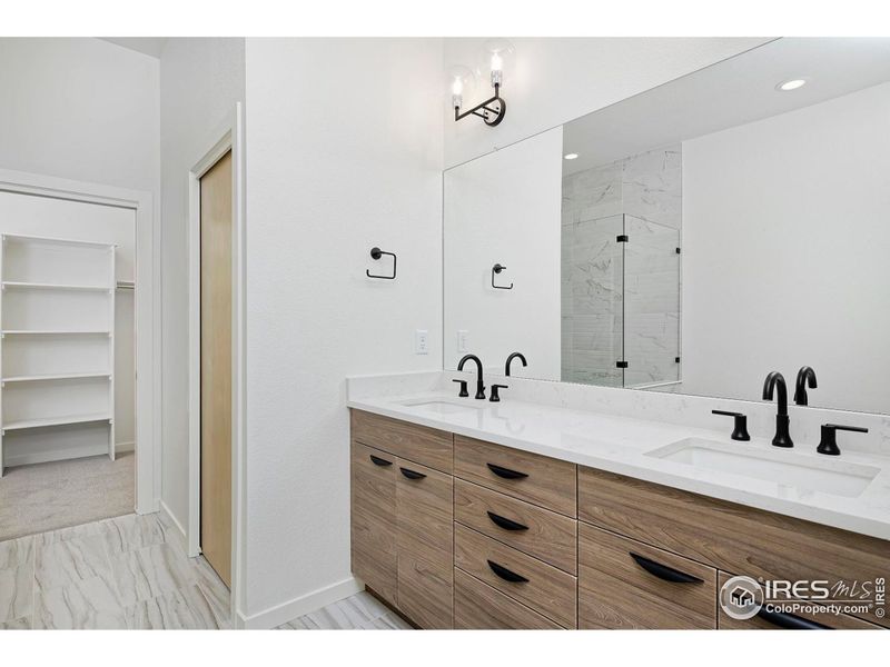 Primary Bath with double vanities