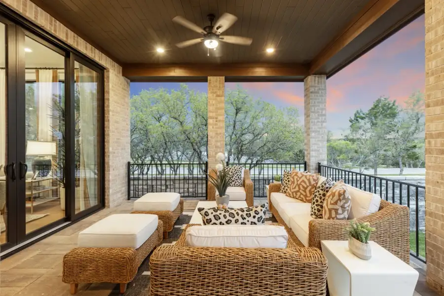 Representative Patio - some options shown
