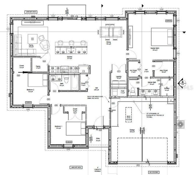 2D floor plan layout of this home in , Lehigh Acres, FL (Image 5).