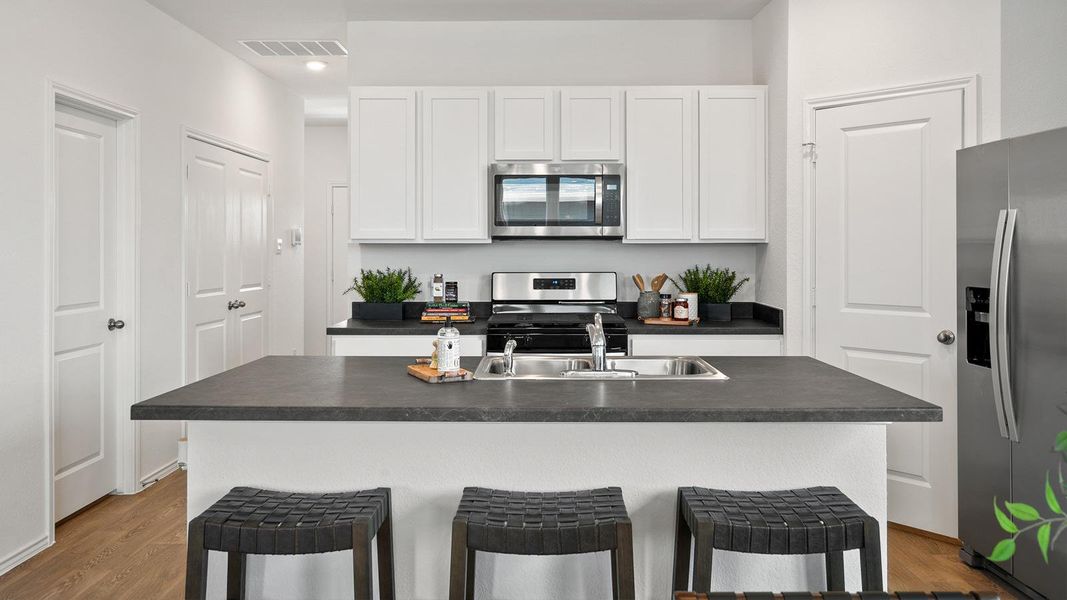 Furnished interior view inside a new home in Valverde, Bastrop (Image 9).
