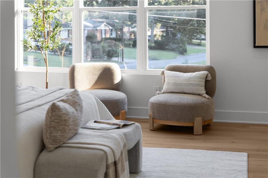 Furnished interior view inside a new home in , Atlanta (Image 6).