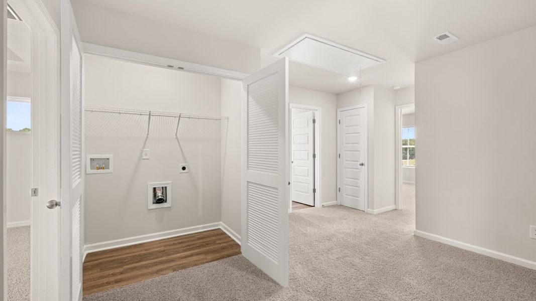 Spacious, unfurnished interior of a new home in Brookland Commons, Monroe (Image 17).