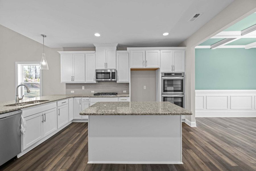 Representative furnished interior of a home built from the Rivermist by Caviness & Cates Communities in Maggie Way, Wendell (Image 258).