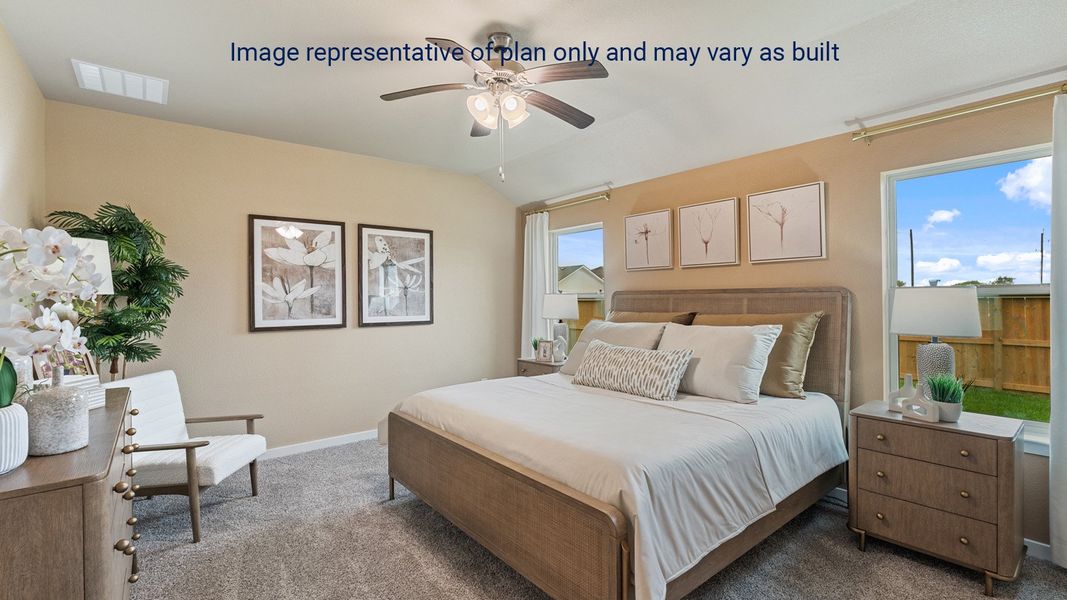 Furnished interior view inside a new home in King's Landing, Corpus Christi (Image 14).