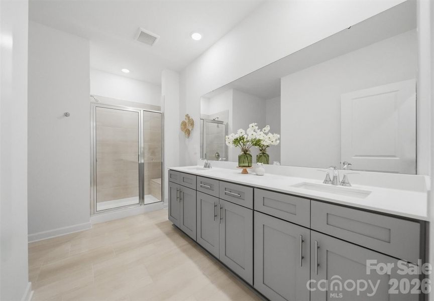 Furnished interior view inside a new home in , Newton (Image 13).