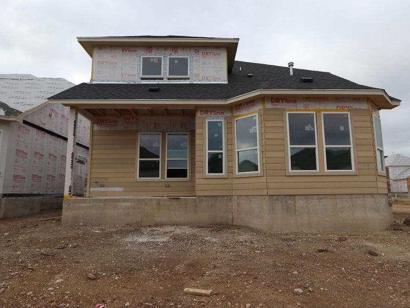 In-progress construction of a new home in Heritage, Dripping Springs, TX (Image 13).