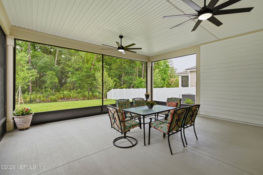 Exterior details and patio area of a home in RiverTown, St. Johns (Image 30).