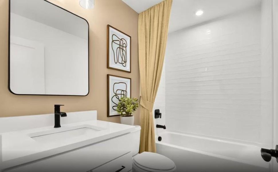 Furnished interior view inside a new home in , Ball Ground (Image 23). Furnished interior view inside a new home in , Ball Ground (Image 23).
