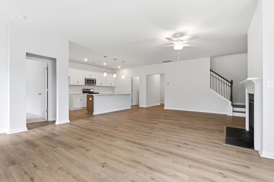 Spacious, unfurnished interior of a new home in Willowbrook, Shelby (Image 15). Spacious, unfurnished interior of a new home in Willowbrook, Shelby (Image 15).