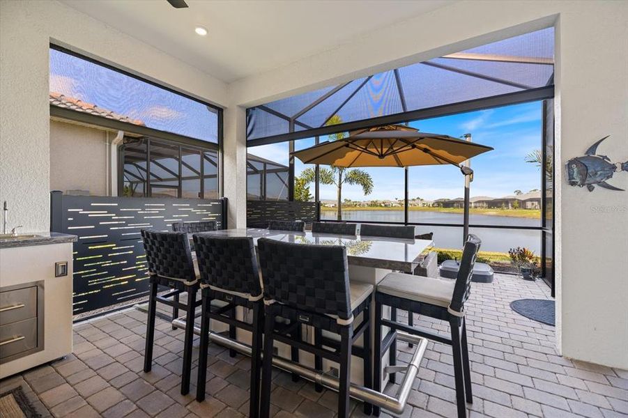 Exterior details and patio area of a home in , Englewood (Image 33).