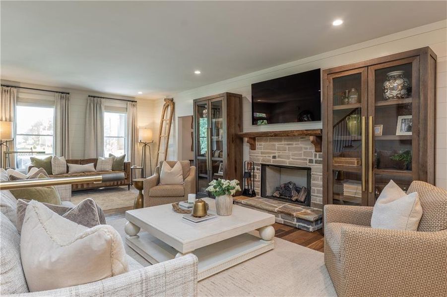 Furnished interior view inside a new home in , Canton (Image 13).