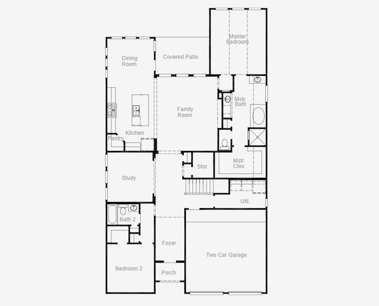2D floor plan layout of this home in Hillside Village, Celina, TX (Image 5). 2D floor plan layout of this home in Hillside Village, Celina, TX (Image 5).