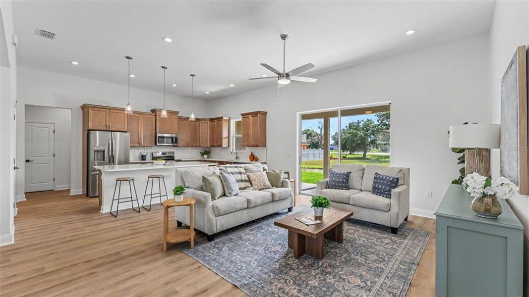 Furnished interior view inside a new home in , Bartow (Image 18). Furnished interior view inside a new home in , Bartow (Image 18).
