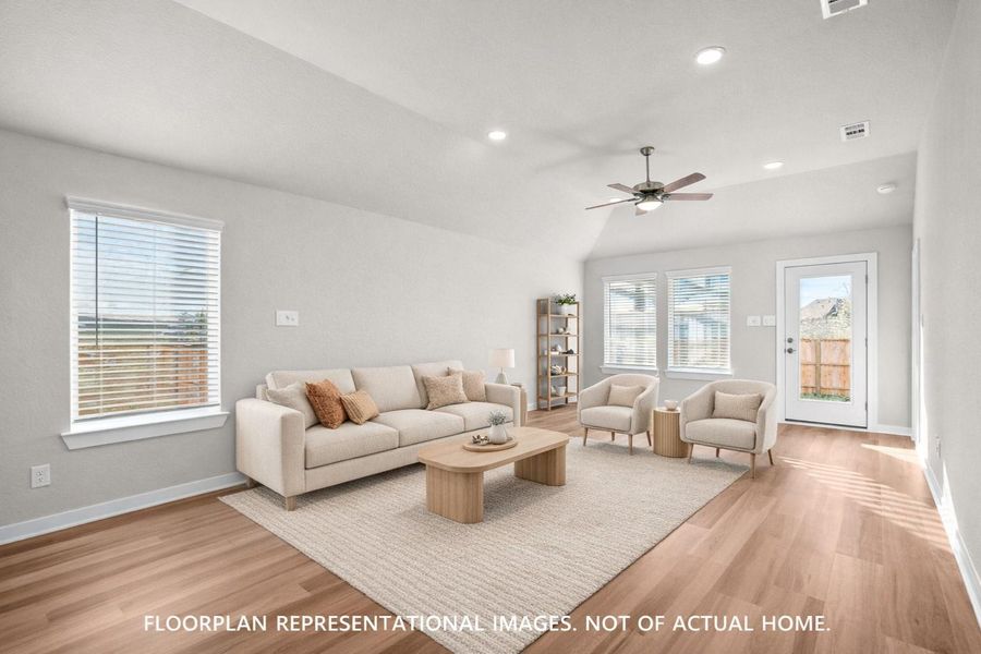 Furnished interior view inside a new home in Miller's Pond, Rosenberg (Image 10).