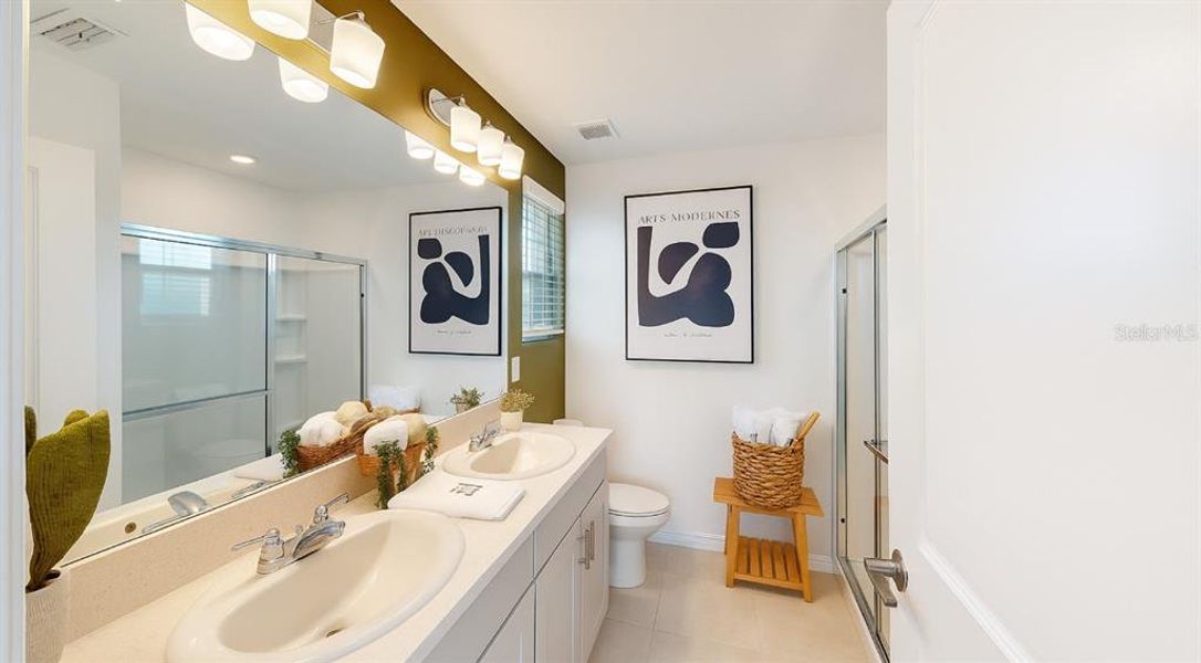 Furnished interior view inside a new home in The Townhomes at Westview, Kissimmee (Image 11).