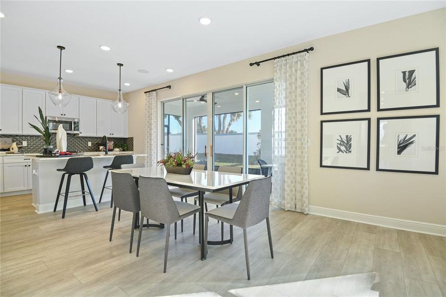 Furnished interior view inside a new home in Seaport Village, Tavares (Image 11).